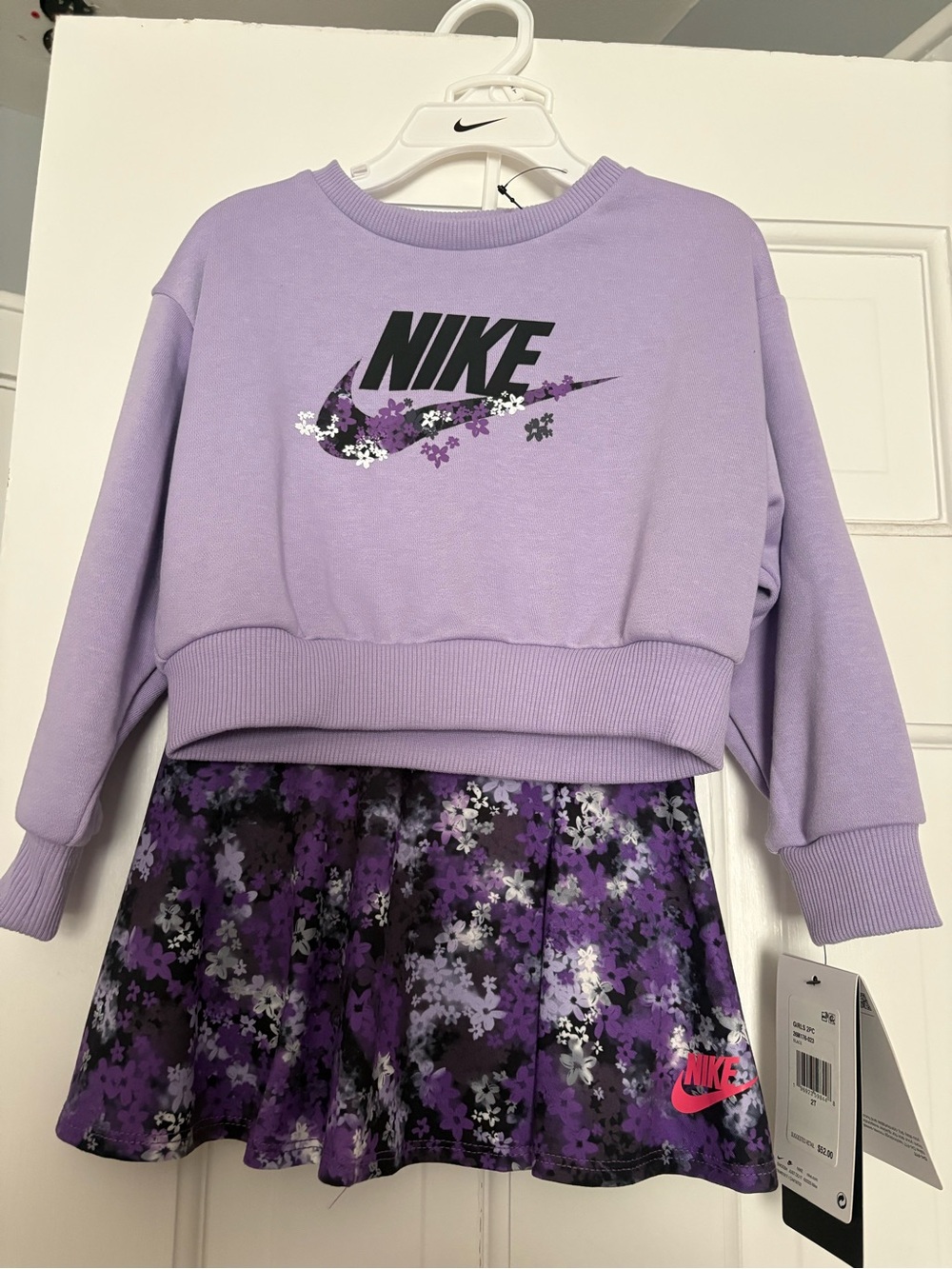 Nike Black Girls 2-Piece Set - Toddler 2T